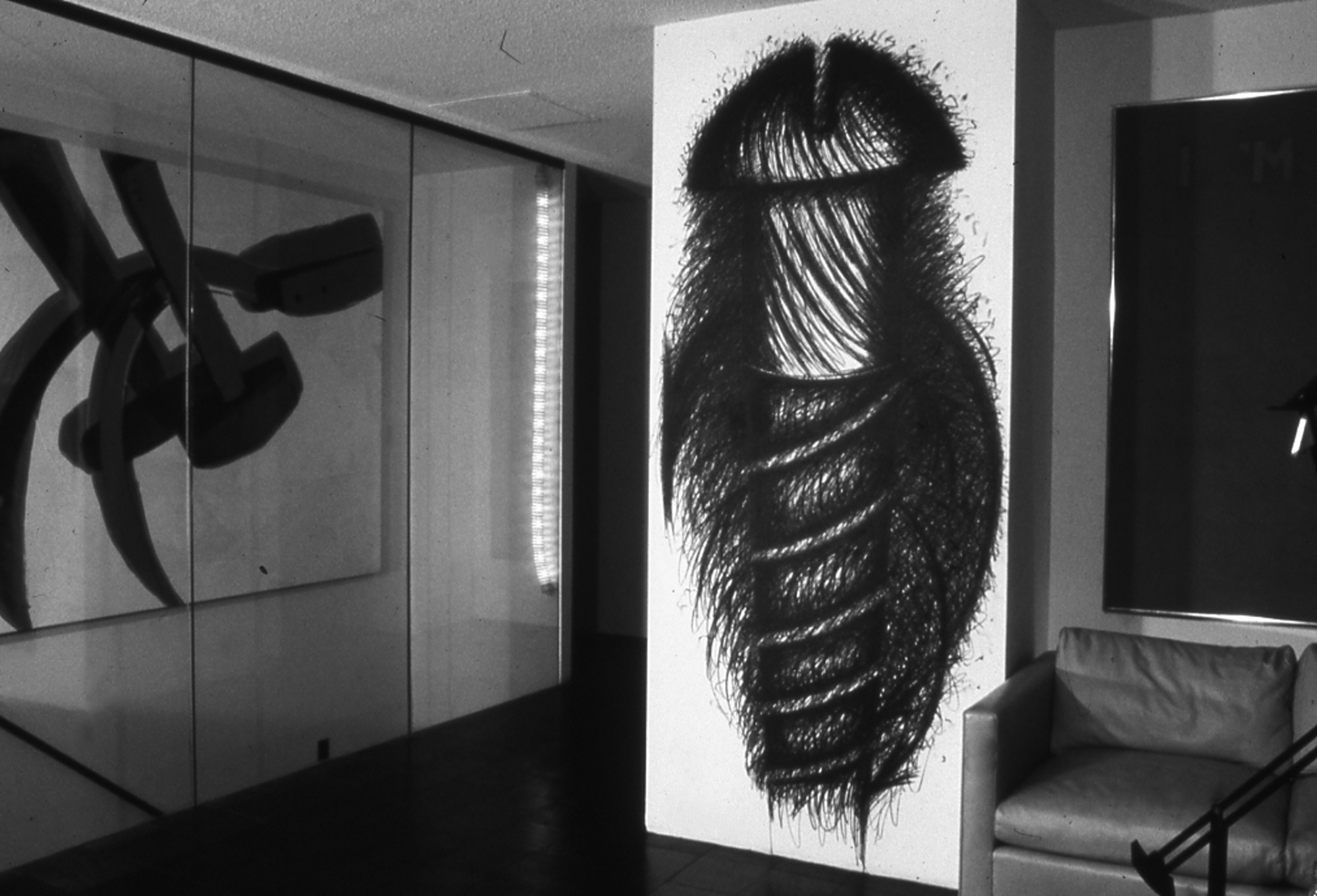02 1977_Bill Copley Livingroom Black and White